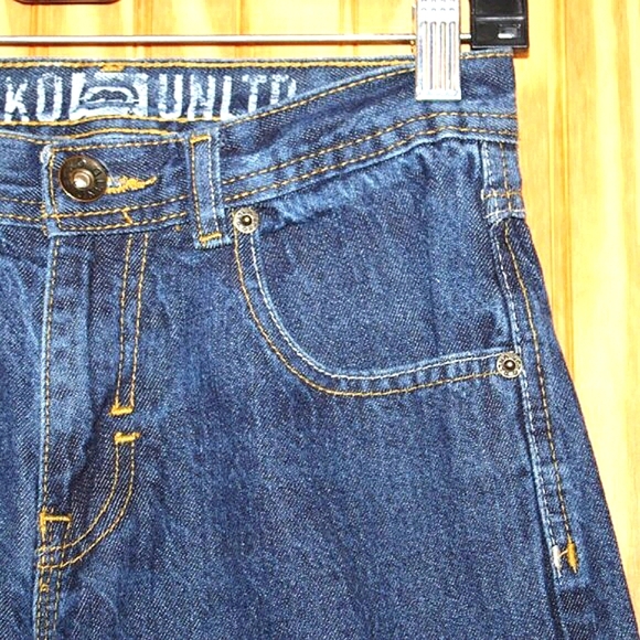 Ecko Unltd. Blue Wash Jeans - Youth Size 12 - Picture 8 of 13